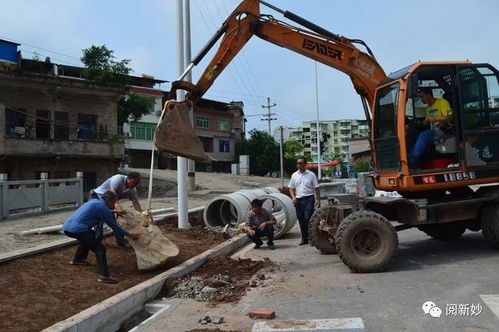 新妙镇为国庆献礼 新妙大道管网及人行道工程基本完成